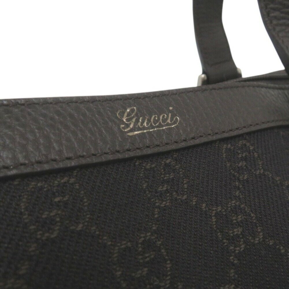 GUCCI Authentic Brown Leather Tote Bag - Picture 9 of 11